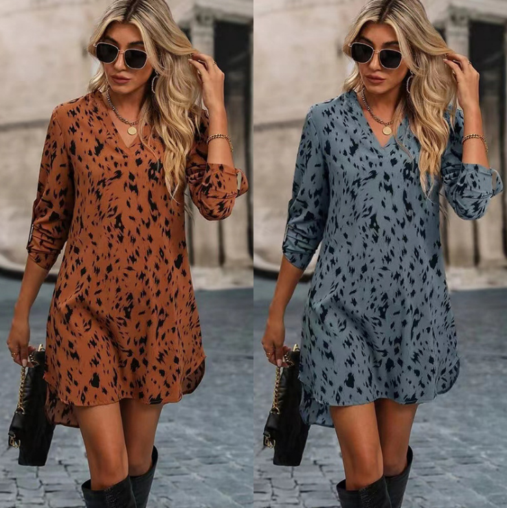 Leopard Print Dress Image 5