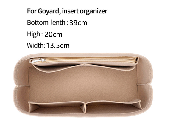 Felt Insert Bag Cosmetic Organizer