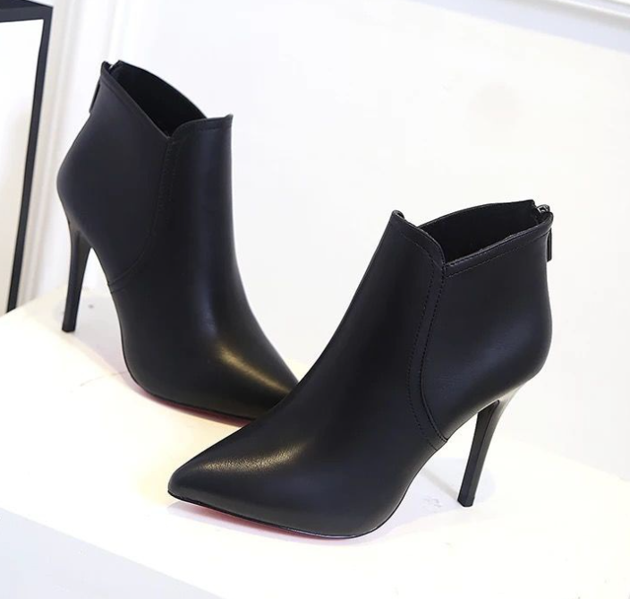 High-heeled Short Boots - Image 3
