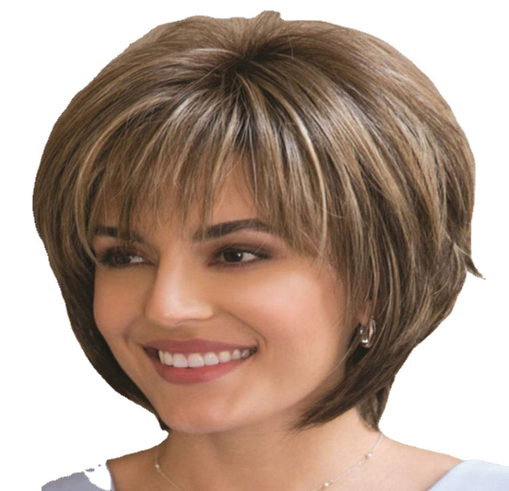 Short Bangs Wig Image 1