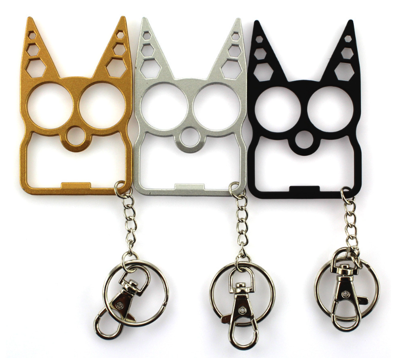 Practical and Stylish Cat Head Keychain