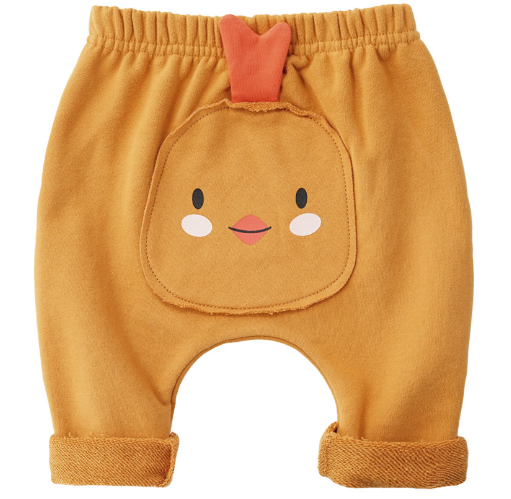 Harem Pants in Yellow