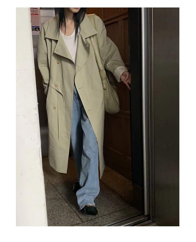 Women's Fashion Lapel Trench Coat