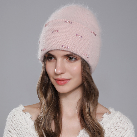 Women's Winter Hat White