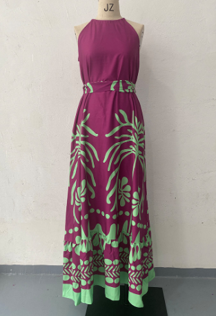 Color Variations of Jardim Púrpura Dress