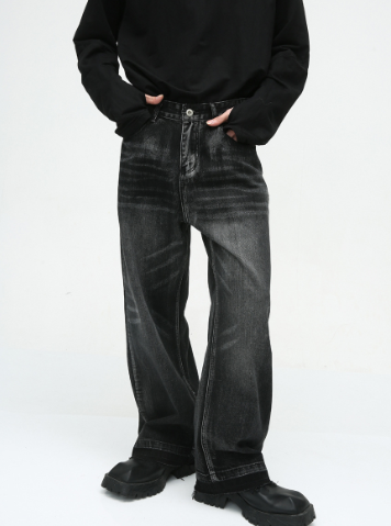 IEFB Fashion New Men's Vintage Jeans 3