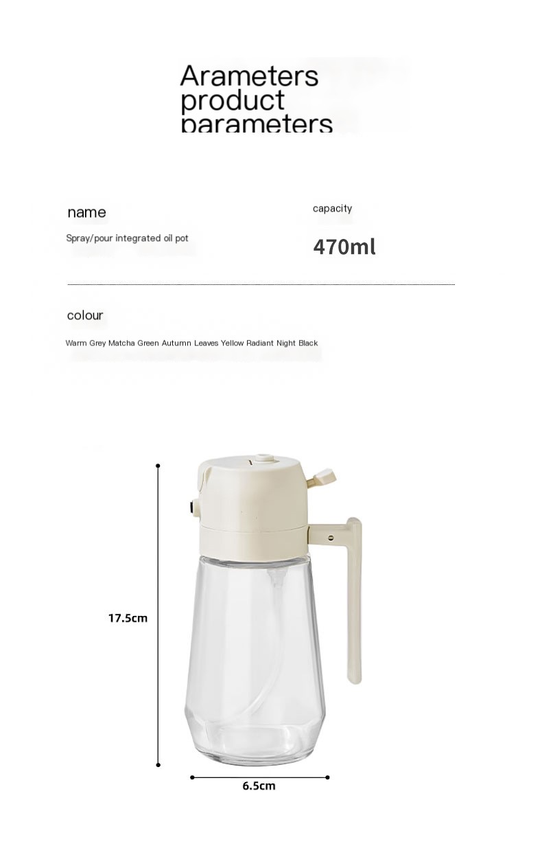 Glass Oil Dispenser 10