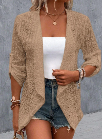 Casual Hollow Cardigan 6