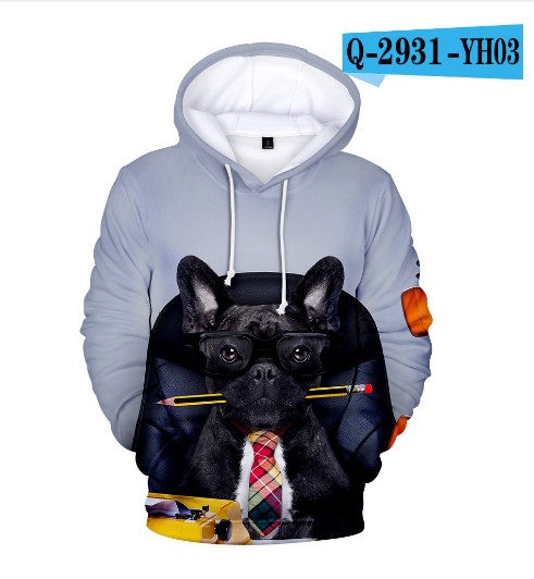 3D Animal Print Hoodie 12