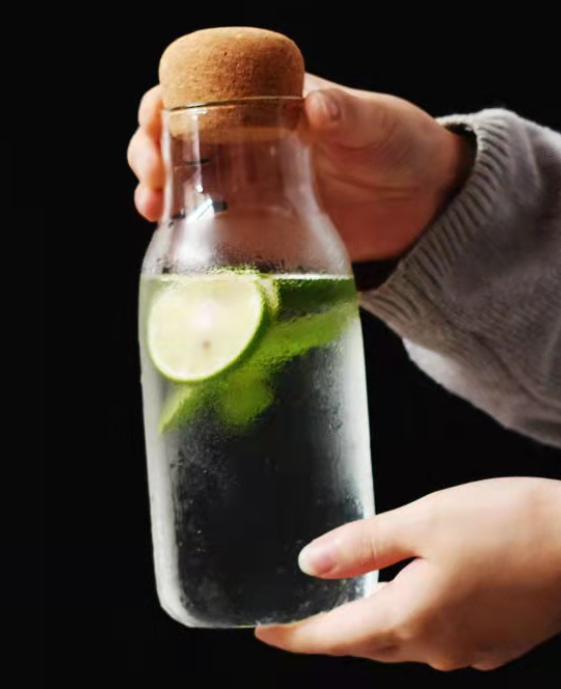 Cork Glass Bottle Image 13