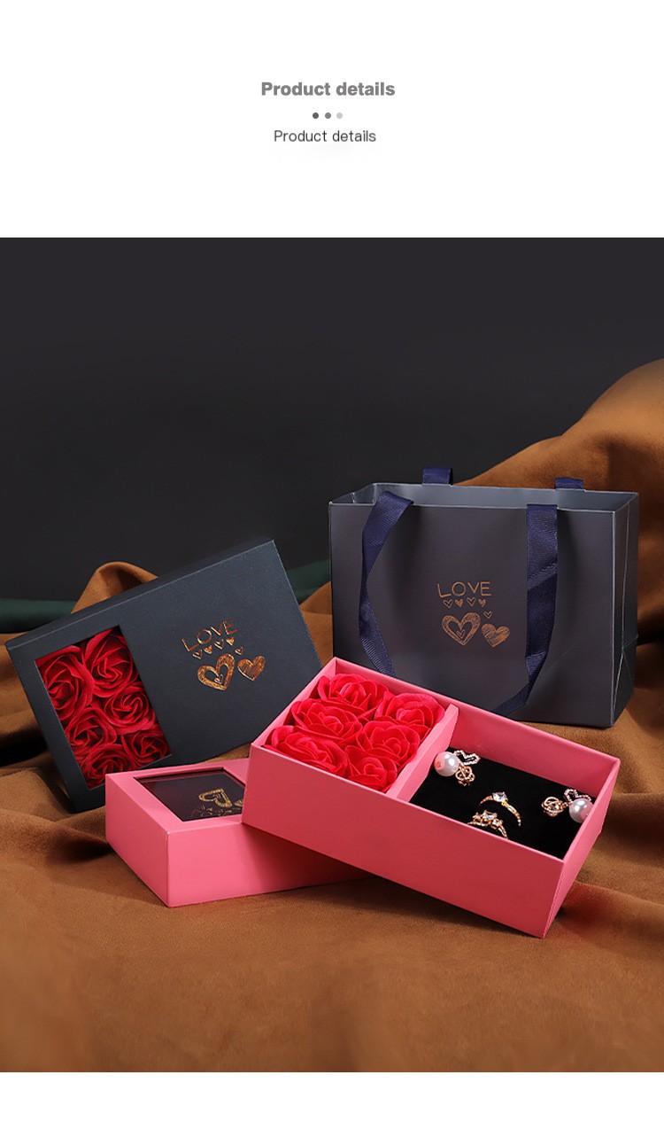 Rose Flower Jewelry Box Image 3