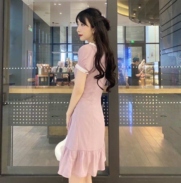 Lotus Color Dress Image 3