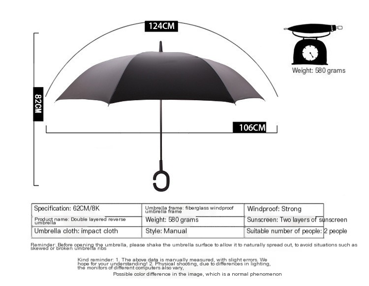 Stylish Reverse Umbrella