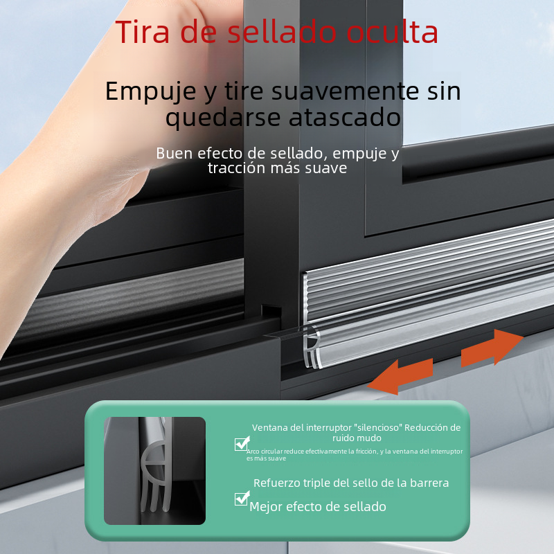 Sliding window sealing strip window windshield artifact gap filling plug strip plastic steel window windshield sealing window waterproof strip image