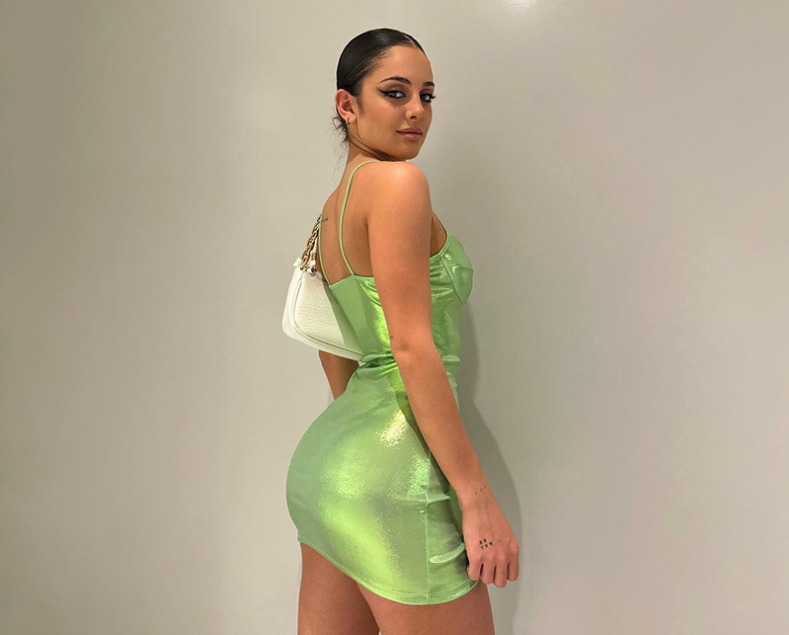 Satin Cami Dress Back View