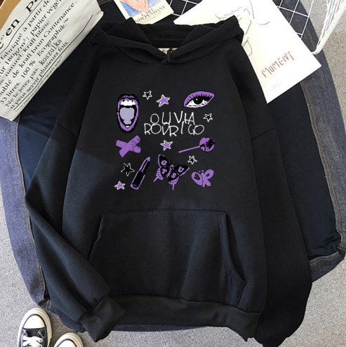 Women's Velvet Thickened Loose Hoodies Sweatshirt Image 2