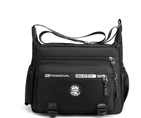 AquaShield Men's Shoulder Bag in Blue