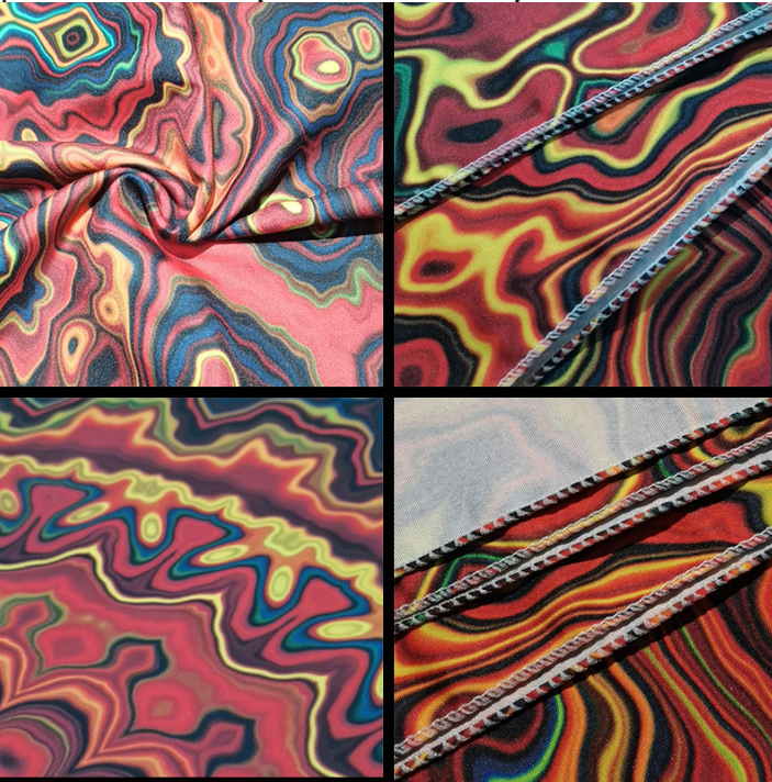 Pink and Blue Universe Tapestry Image 3