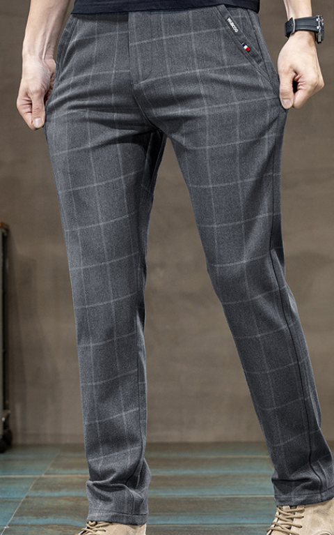 Fiorinni Men's Plaid Dress Pants