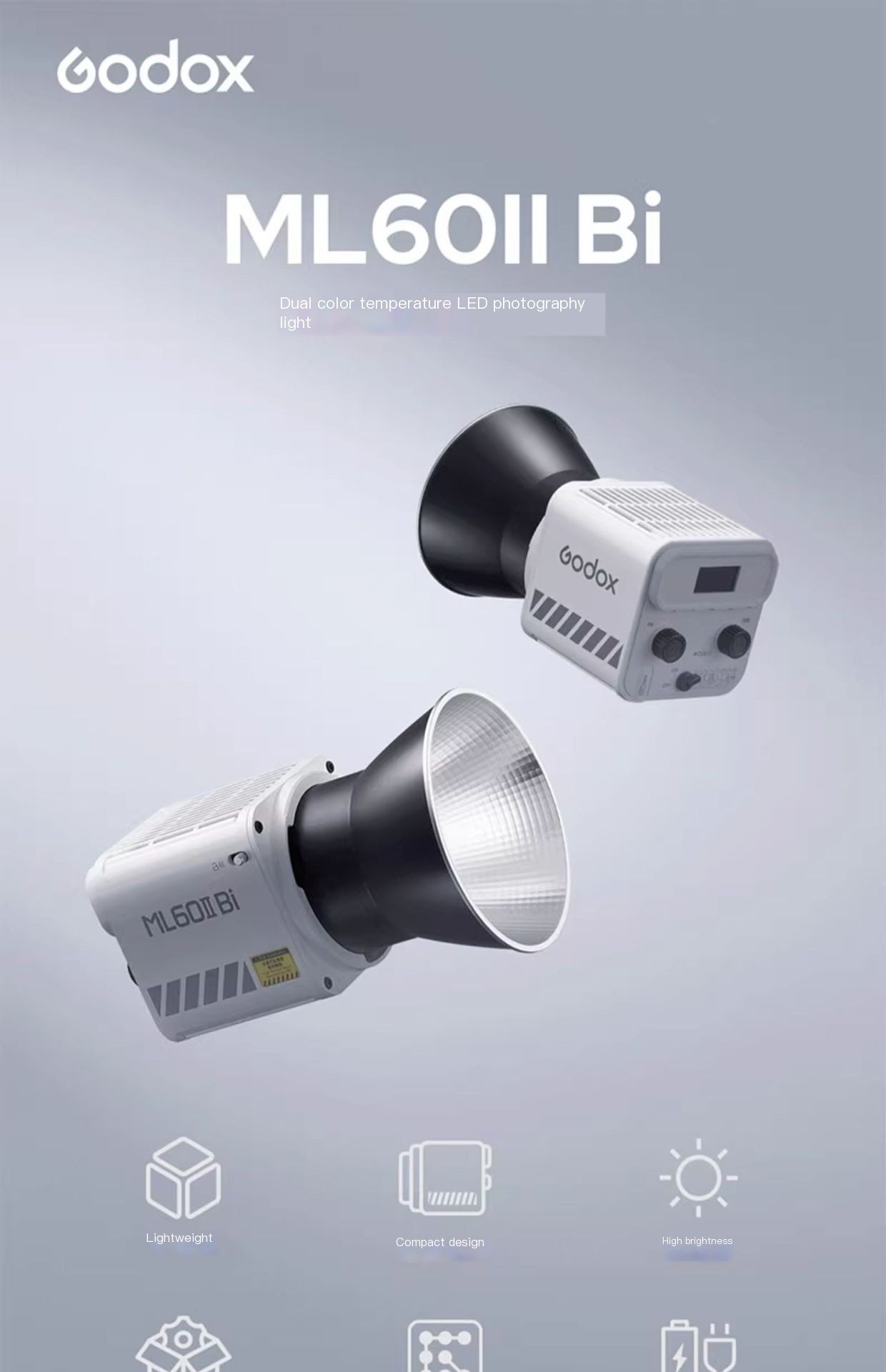 Godox ML60II Bi-Color LED Light