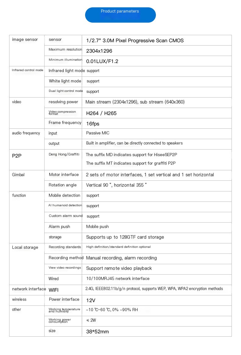 A6 Wireless Outdoor Camera V380pro