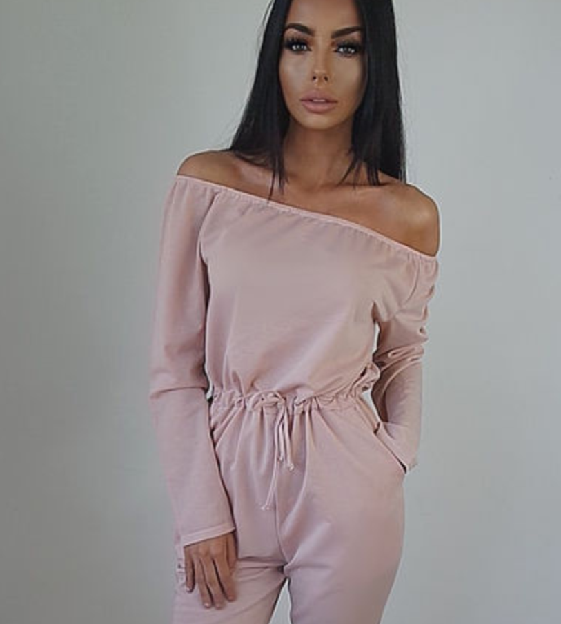 Off-Shoulder Ripped Jumpsuit 4