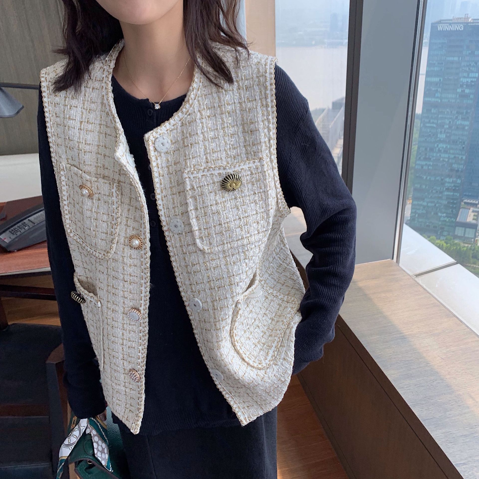 Woven Vest Image 3