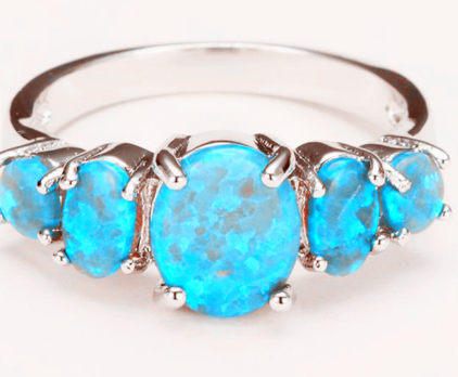 Geometric Silver Ring Image 2