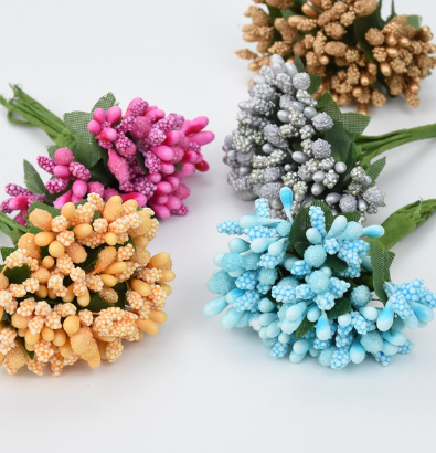 Mini Fake Flowers for Home Decor