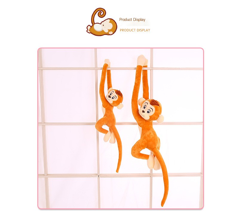 Brown monkey plush toy