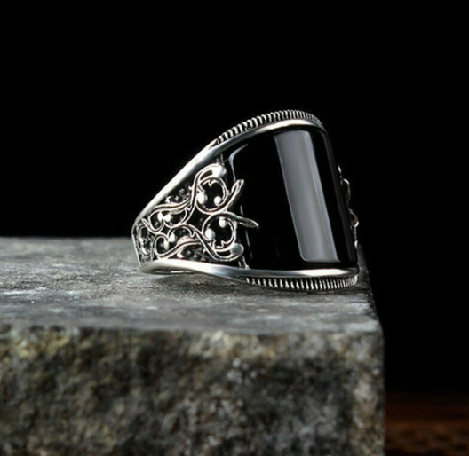 Embossed Pattern Ring