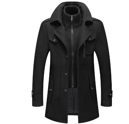 Men's Woolen Overcoat 4