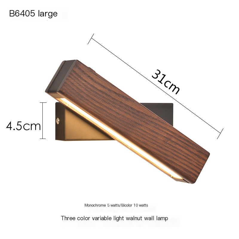 Minimalist Wooden Wall Lamp 2