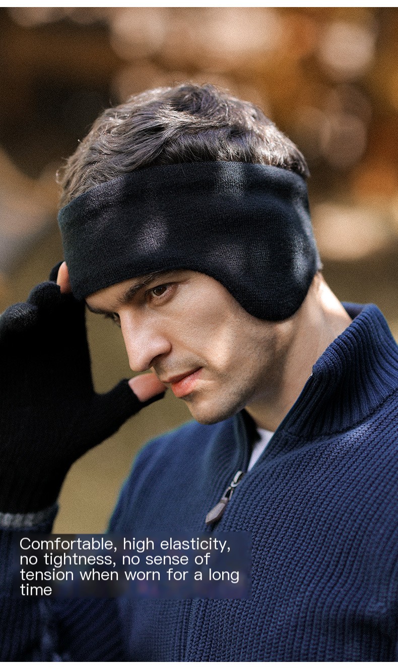 Winter Skiing Ear Warmers - Gray