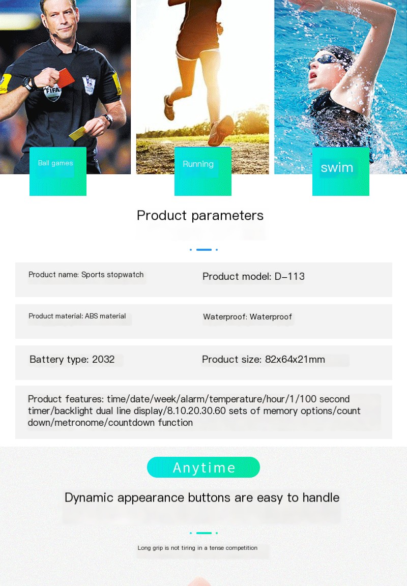 D-113 Stopwatch Image 4