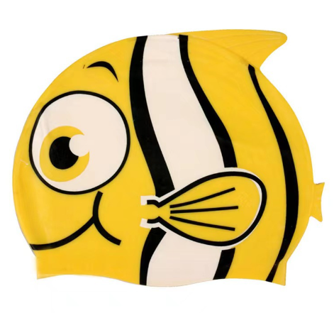 Silicone Children's Swimming Cap Image 1