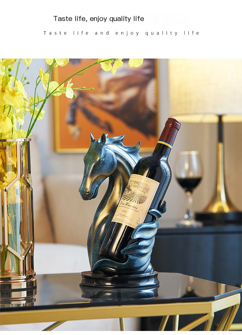 Horse Head Wine Rack Image 3