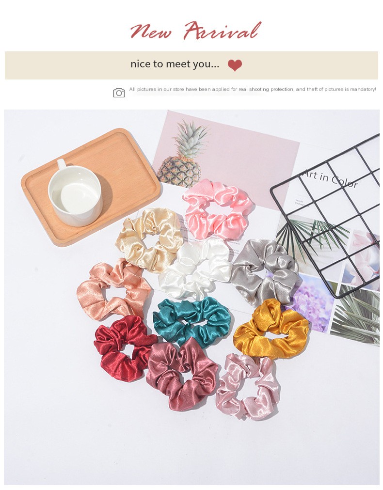 Crystal Satin Hair Tie 1