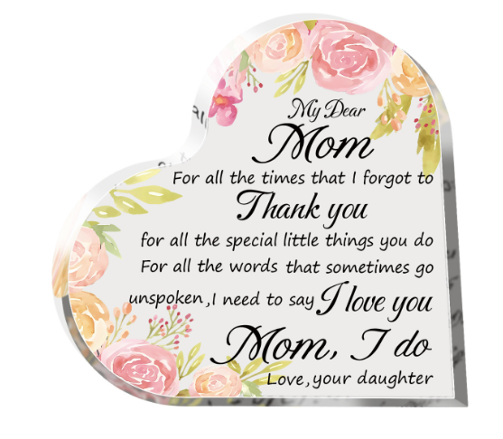 Acrylic Heart Decoration