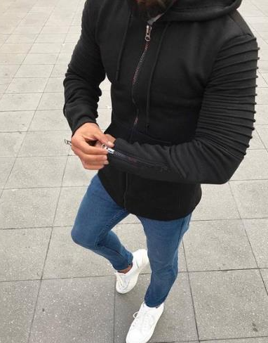 Men's Hooded Sweatshirt - Image 3