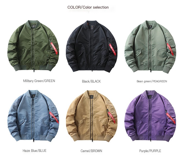 2023 Spring and autumn American casual camouflage flight jacket men's loose comfortable baseball clothing fashion coat men