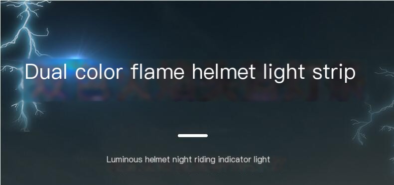 Motorcycle Helmet Light Strip 1