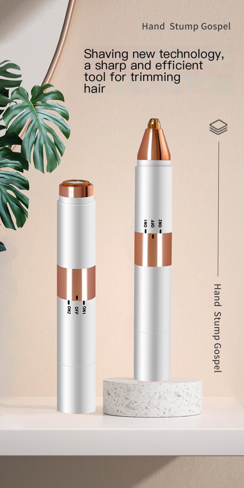 Eyebrow Trimmer and Facial Hair Remover