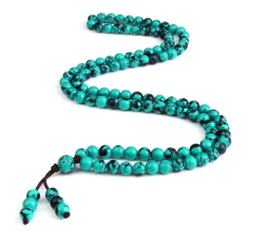 Malachite Beaded Necklace 5