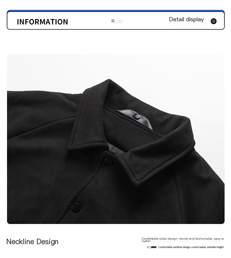 Streetwear Faux Suede Jacket