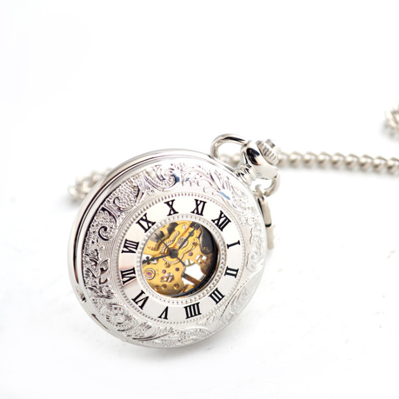 Antique Mechanical Pocket Watch Image 2
