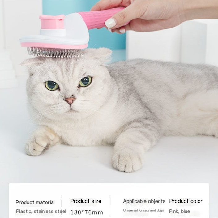 Durable Dog and Cat Hair Removal Brush Image 1