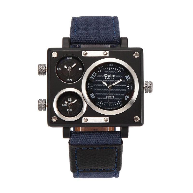 Men's Square Wristwatch in White