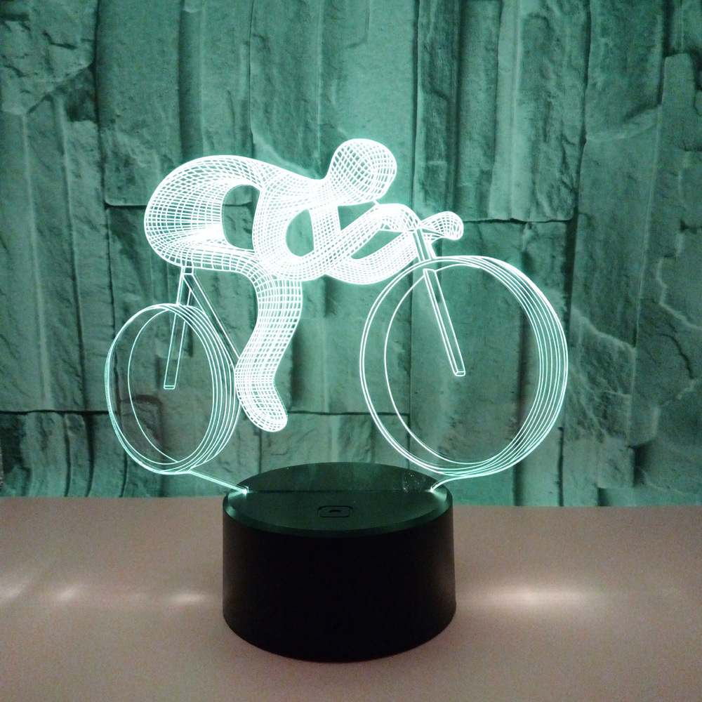 3D Bicycle Night Light