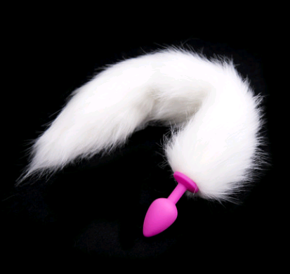 Silicone Anal Plug with Tail